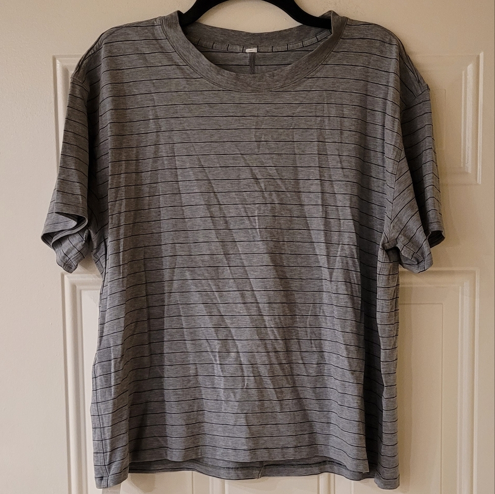 Lululemon Boxy Striped Shortsleeve Top